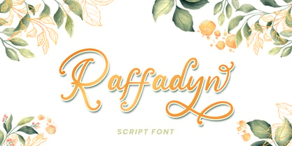 Raffadyn Font Poster 1