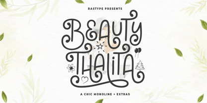 Beauty Thalita Font Poster 1