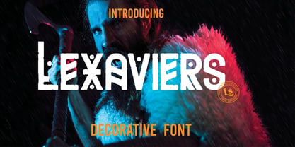 Lexaviers Font Poster 1