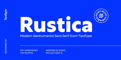Rustica Font Poster 2