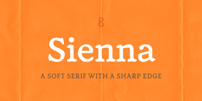 Sienna Font Poster 1
