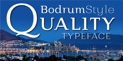 Bodrum Style Font Poster 11