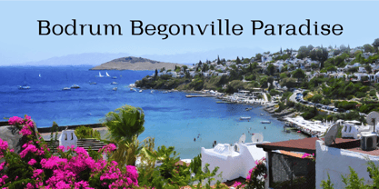 Bodrum Style Font Poster 6