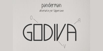 Panderman Font Poster 3