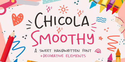 Chicola Smoothy Font Poster 1