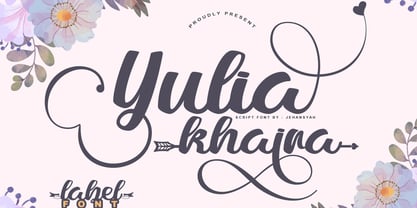 Yulia Khaira Font Poster 1