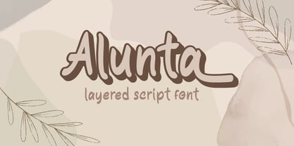 Alunta Font Poster 1