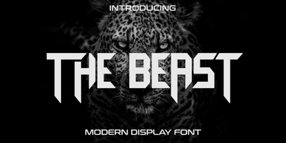 The Beast Font Poster 1