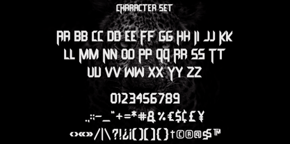 The Beast Font Poster 7