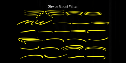 Ghost Writer Font Poster 4