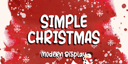 Simple Christmas Font Poster 1
