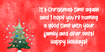 Simple Christmas Font Poster 3