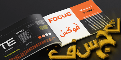 TE Focus Font Poster 4