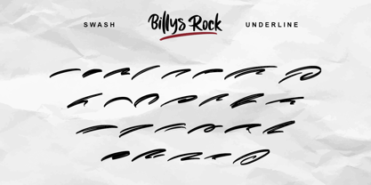 Billys Rock Font Poster 7