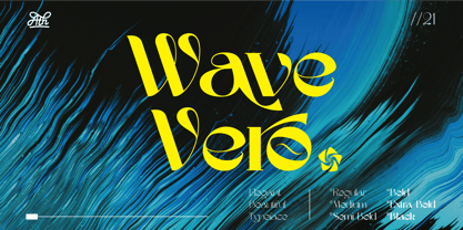 Wave Vero Font Poster 1