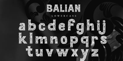 Balian Font Poster 9