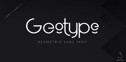 Geotype Font Poster 1