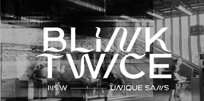 Blink Twice Font Poster 1