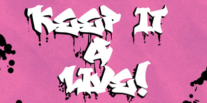 Street Eagle Graffiti Font Poster 2