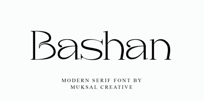 Bashan Font Poster 1