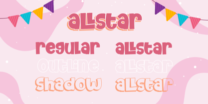 We Are Allstar Font Poster 6