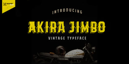 Akira Jimbo Font Poster 1