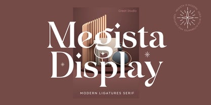 Megista Display Font Poster 1