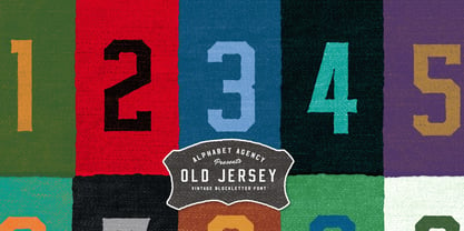 Old Jersey Font Poster 3