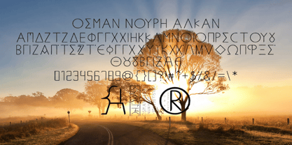 Ongunkan Karamanli Turkic Scrip Font Poster 1