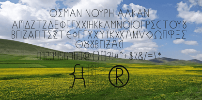Ongunkan Karamanli Turkic Scrip Font Poster 2