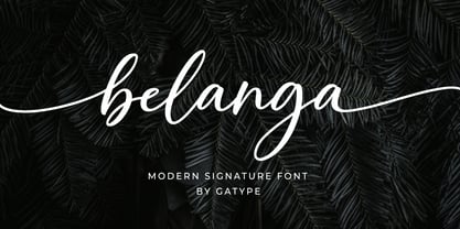 Belanga Font Poster 1
