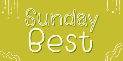 Simple On Sunday Font Poster 4
