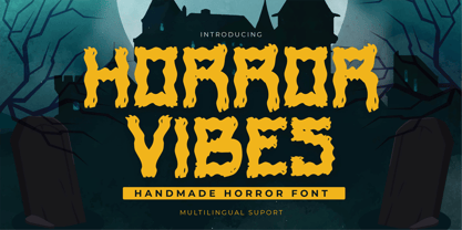 Horror Vibes Font Poster 1