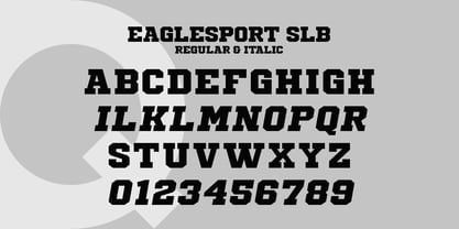 Eaglesport Font Poster 3