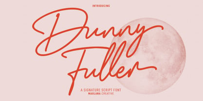 Dunny Fuller Font Poster 1