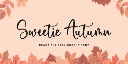Sweetie Autumn Font Poster 1