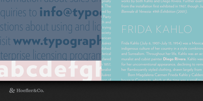 Verlag Font Poster 3