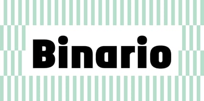 Binario Font Poster 1