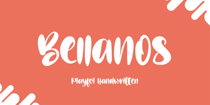 Bellanos Font Poster 1