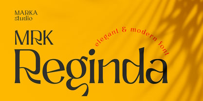 MRK Reginda Font Poster 1