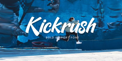 Kickrush Font Poster 1