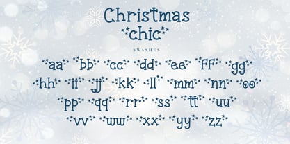 Christmas Chic Font Poster 10