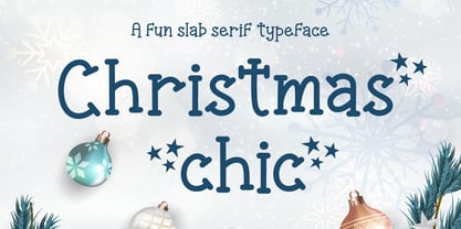 Christmas Chic Font Poster 1