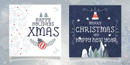 Christmas Chic Font Poster 2