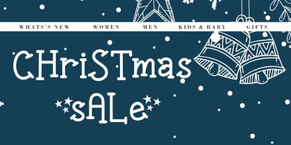 Christmas Chic Font Poster 3