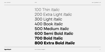 Lens Grotesk Font Poster 8