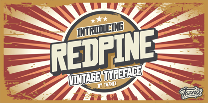 Redpine Font Poster 1