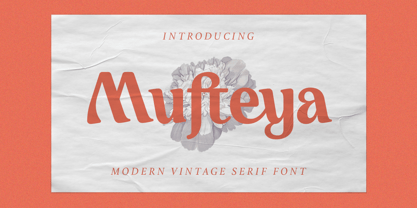 Mufteya Font Poster 1