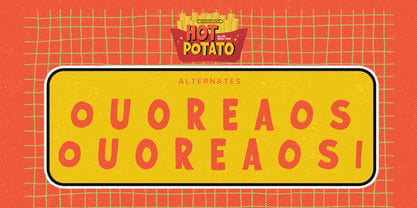 Hot Potato Font Poster 7