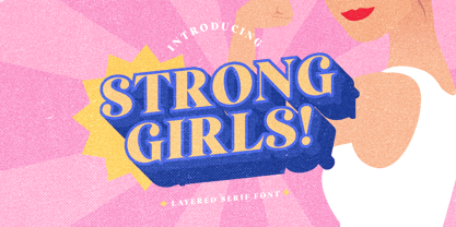 Strong Girls Font Poster 1